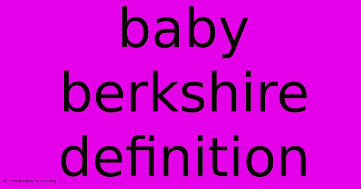 Baby Berkshire Definition