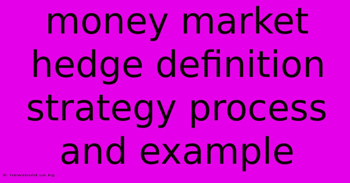 Money Market Hedge Definition Strategy Process And Example