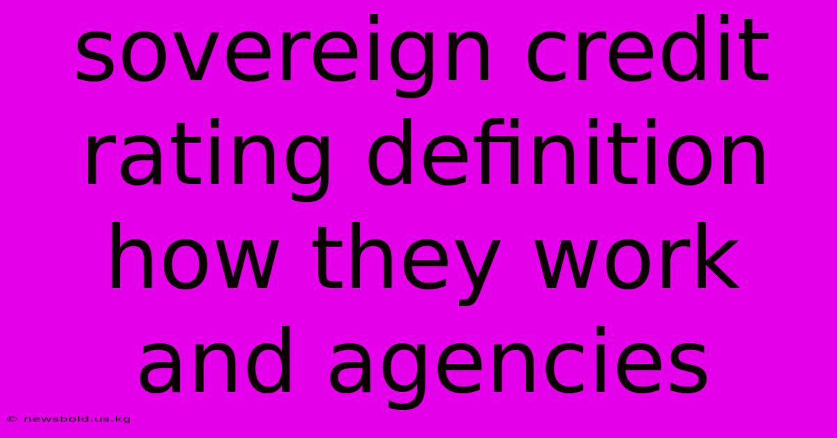 Sovereign Credit Rating Definition How They Work And Agencies