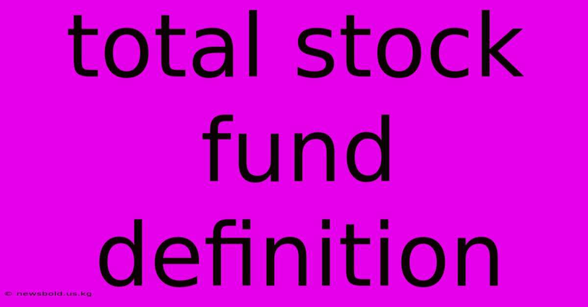 Total Stock Fund Definition